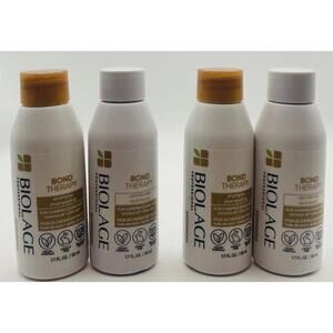 Biolage Bond Therapy Shampoo & Conditioner Travel DUO 1.7 oz Each - 2 SETS